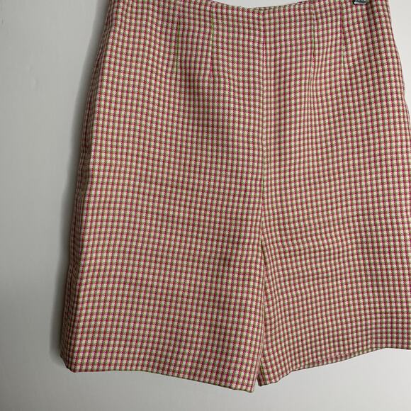 Alexa Chung High Waisted Plaid Womens Long Shorts US 6 - Picture 4 of 16